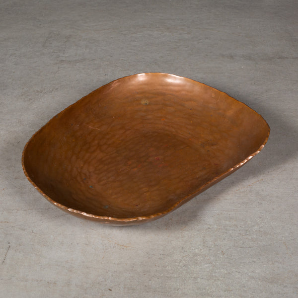 Mid-century German Hammered Copper Dish c.1960