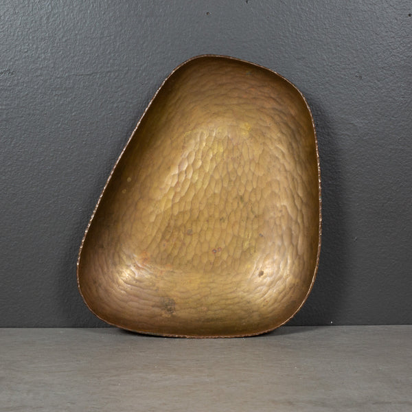 Mid-century West Berlin, Germany Hammered Copper Dish c.1960