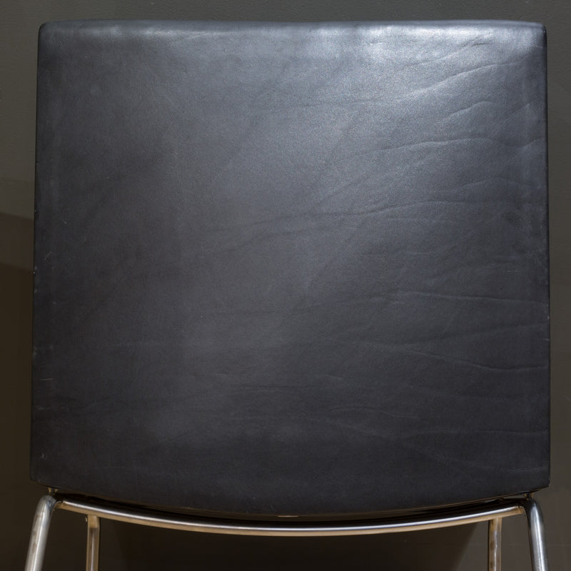 Mid-century Hans Wegner Leather "Slipper" Chairs c.1950