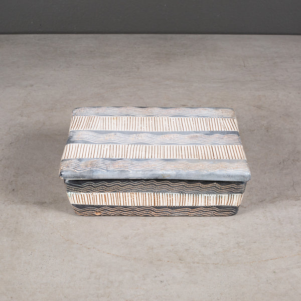 Mid-century Hand Made Italian Ceramic Box c.1960