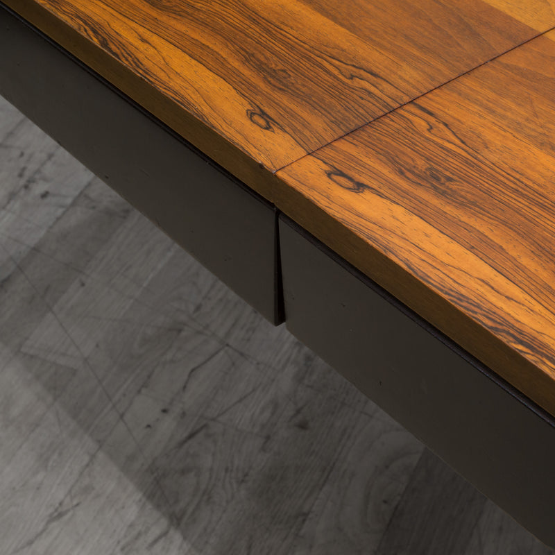 Mid-century Mixed Wood Milo Baughman Expandable Dining Table c.1960