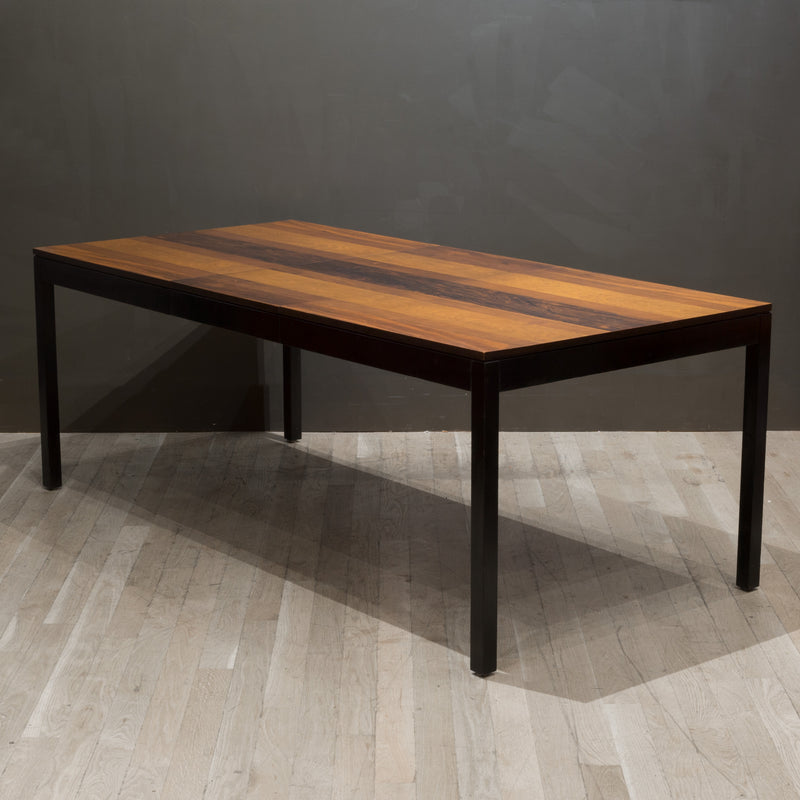 Mid-century Mixed Wood Milo Baughman Expandable Dining Table c.1960
