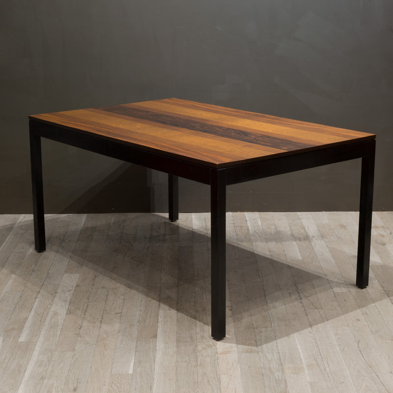 Mid-century Mixed Wood Milo Baughman Expandable Dining Table c.1960