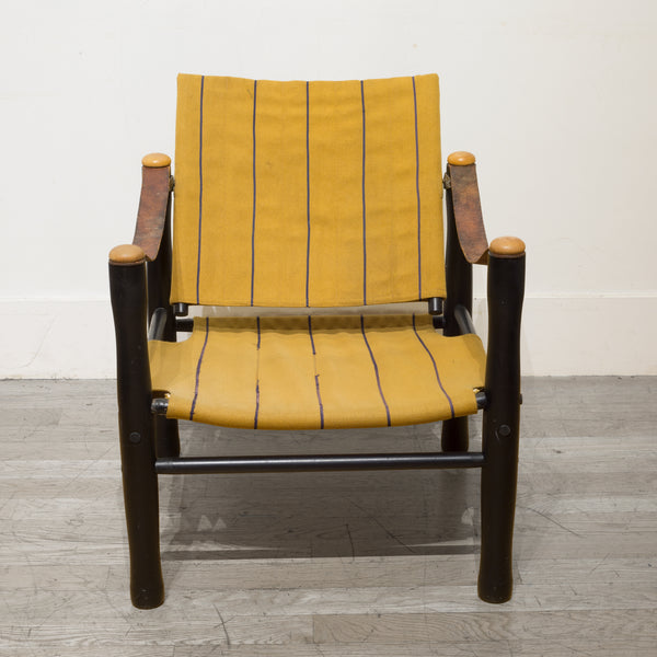 Mid-century Elias Svedberg for Nordiska Kompaniet Trivia Safari Chair c.1950s