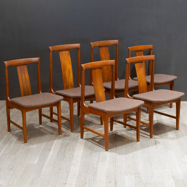 Mid-century Japanese Sculpted Teak Dining Chairs c.1960