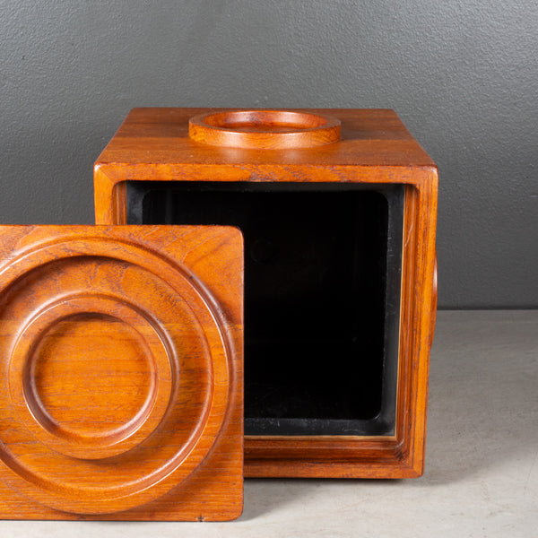 Mid-century Jens Quistgaard for Dansk Cube Ice Bucket c.1960