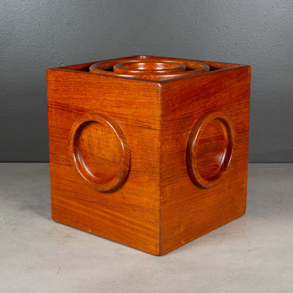 Mid-century Jens Quistgaard for Dansk Cube Ice Bucket c.1960