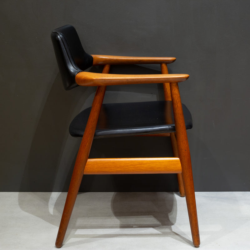 Pair of Mid-century Sculpted Teak Armchairs c.1960