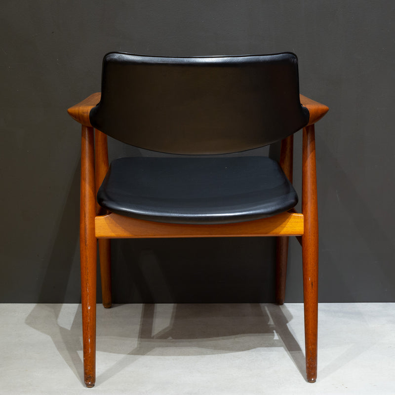 Pair of Mid-century Sculpted Teak Armchairs c.1960