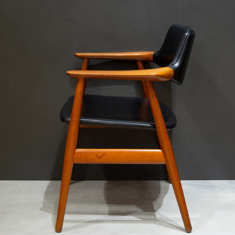 Pair of Mid-century Sculpted Teak Armchairs c.1960