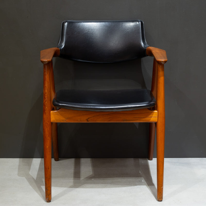 Pair of Mid-century Sculpted Teak Armchairs c.1960