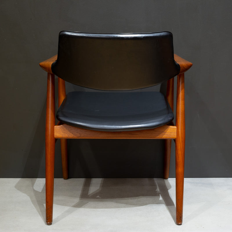 Pair of Mid-century Sculpted Teak Armchairs c.1960