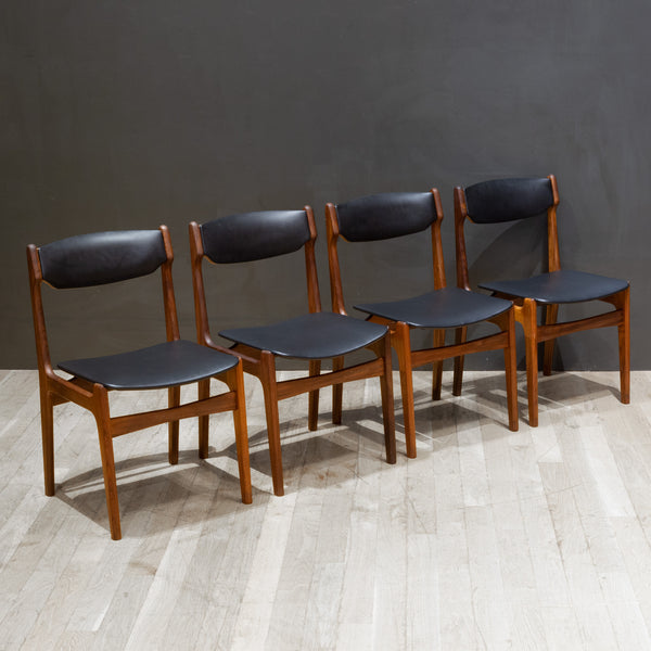 Mid-century Eric Buch Reupholstered Teak Dining Chairs c.1960