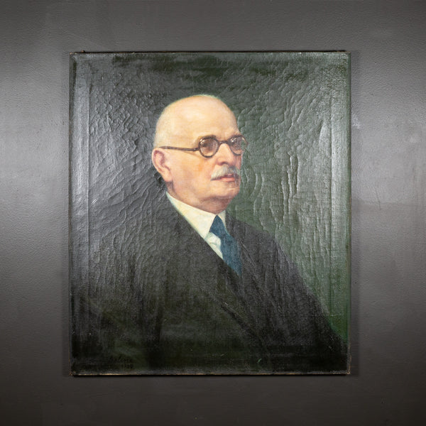 George Beline Oil on Canvas Portrait c.1930