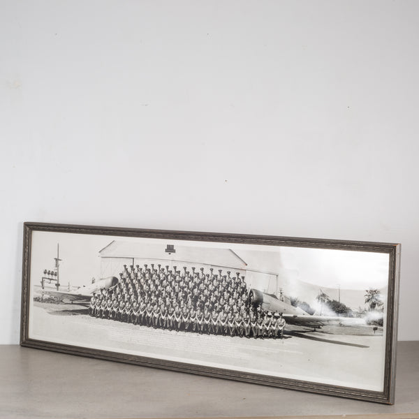 Mid 20th c. Aviation Cadet Panoramic Photo c.1941