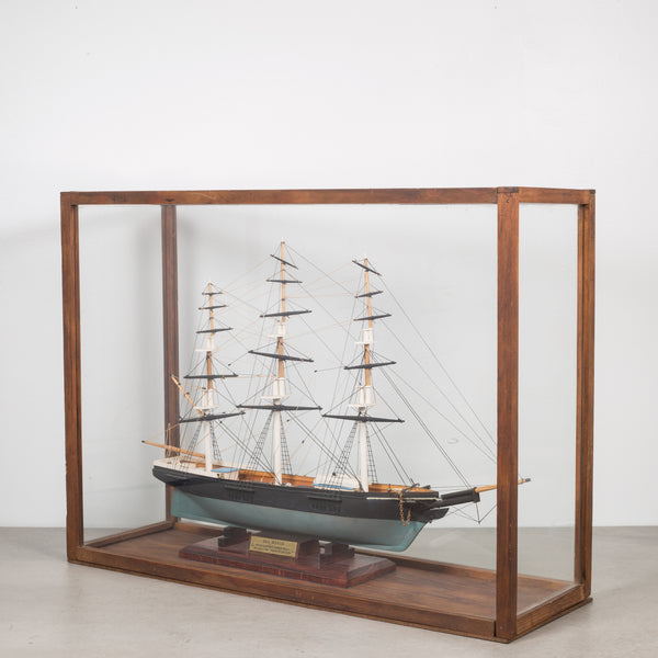 Vintage Handmade Model Ship c.1940-1970