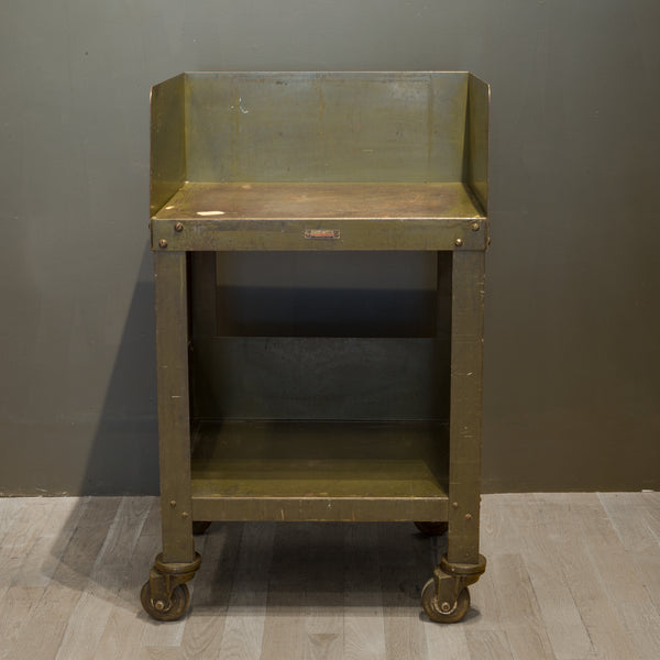 Industrial Steel Factory Trolley Cart c.1940