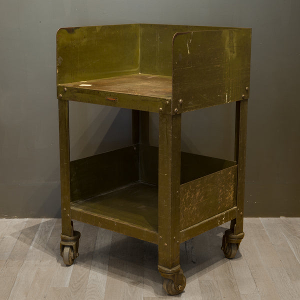 Industrial Steel Factory Trolley Cart c.1940