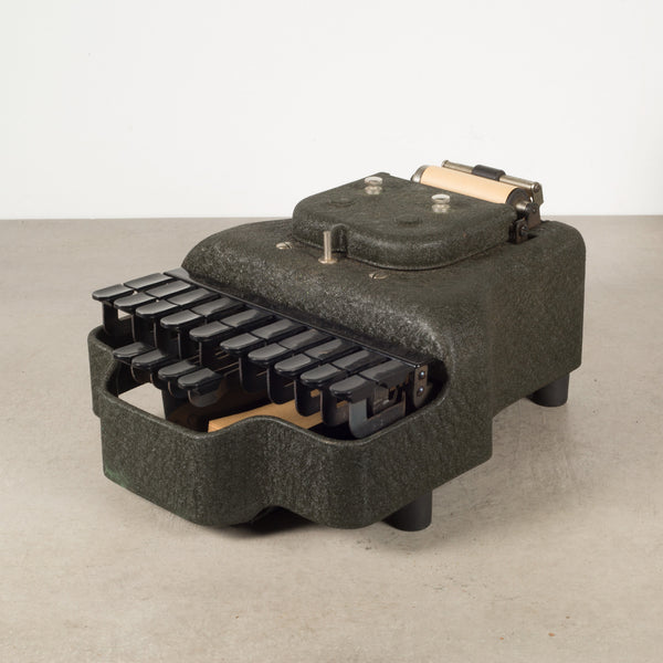Antique Army Green Stenograph with Original Case c.1918