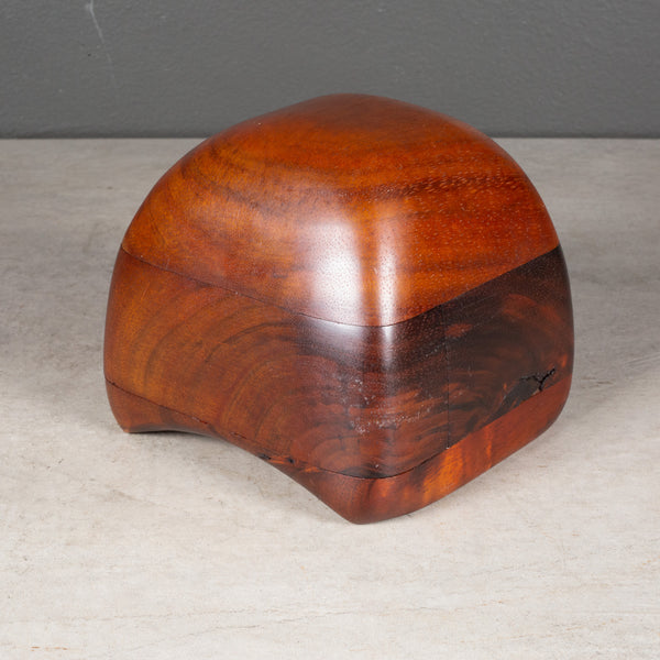 Studio Handcrafted Wooden Jewelry Box by Bay Area Artist Dean Santner c.1970