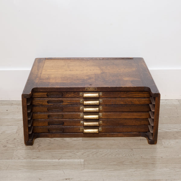 American Multigraph Sales Co. Printer's Typeset Cabinet c.1920