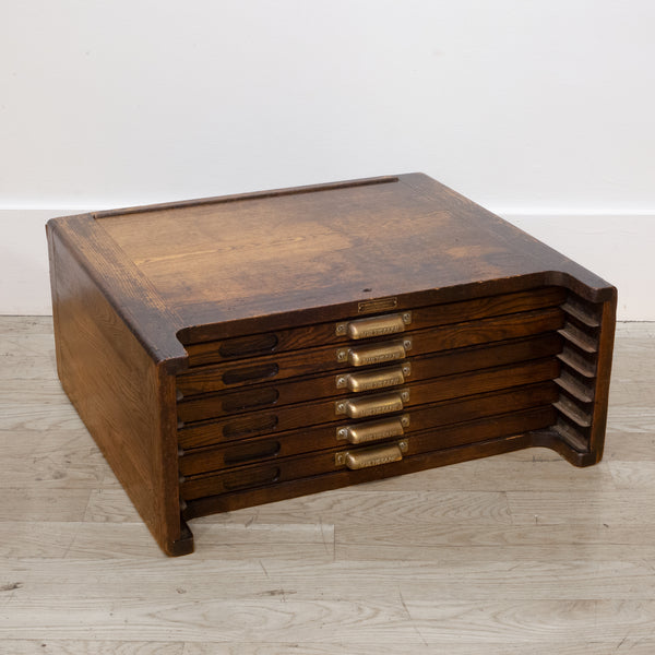 American Multigraph Sales Co. Printer's Typeset Cabinet c.1920