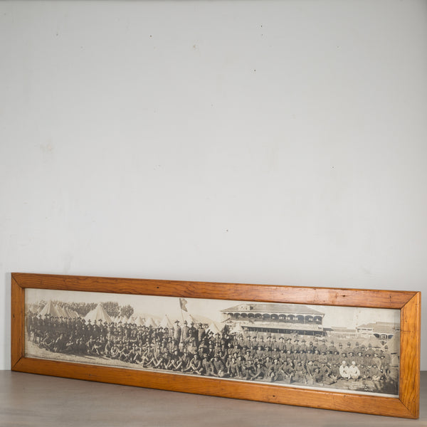 Early 20th c. "Camp Tanforan, The Grizzlies" Panoramic Photo c.1917