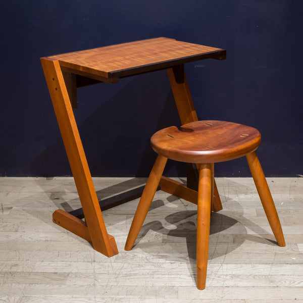 Custom Folding Desk and Stool by Thomas Saydah c.2010