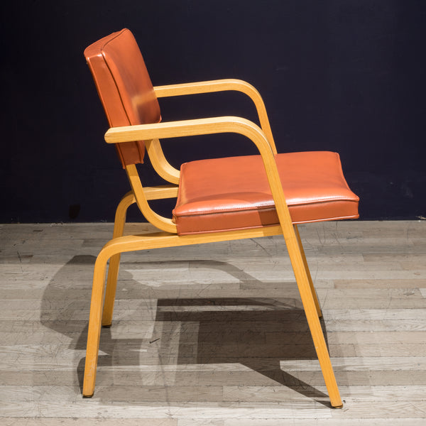 Pair of Mid-century Thonet Bentwood Armchairs c.1950