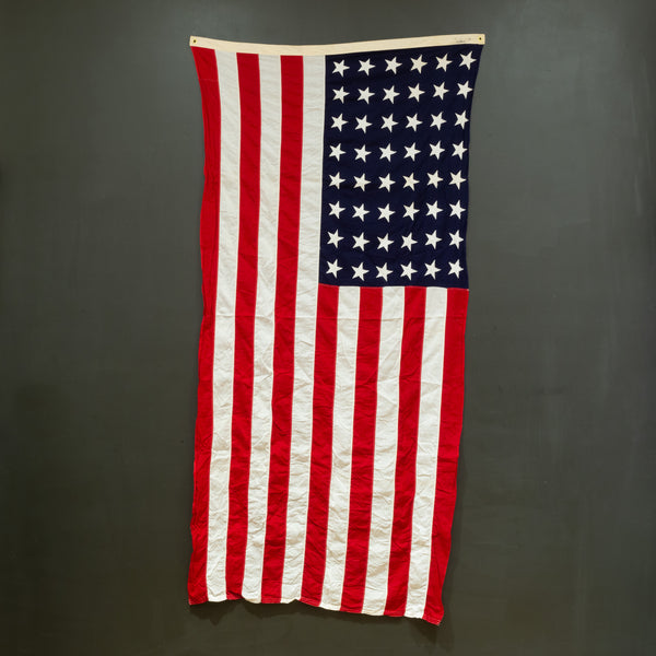 Large Early 20th c. American Flag with 48 Stars c.1940-1950