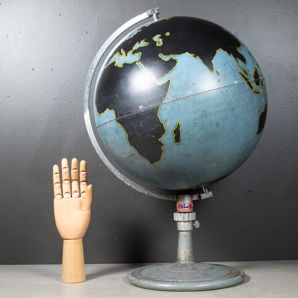 American Military Planning Globe by Denoyer-Geppert c.1940-1950