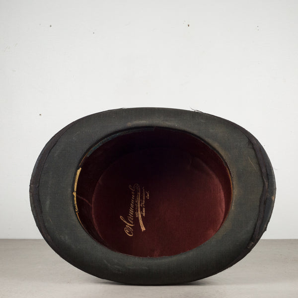 Antique Beaver Fur Top Hat c.1800-1910