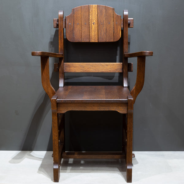French Oak Armchair c.1950