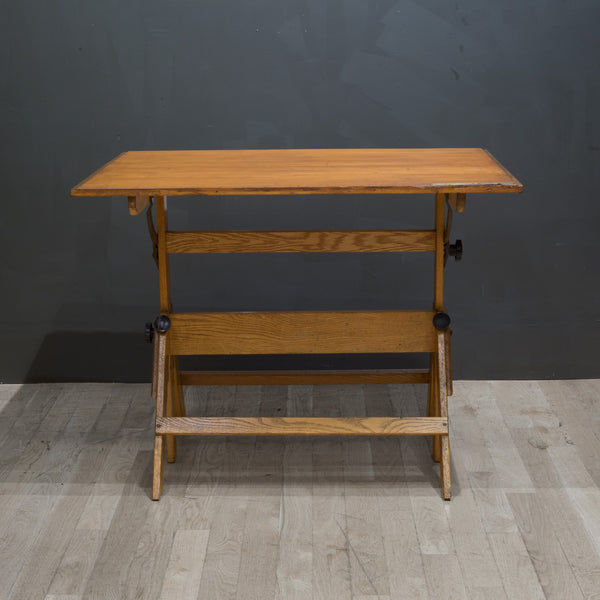 Adjustable Dining/Desk Drafting Table c.1950-1960