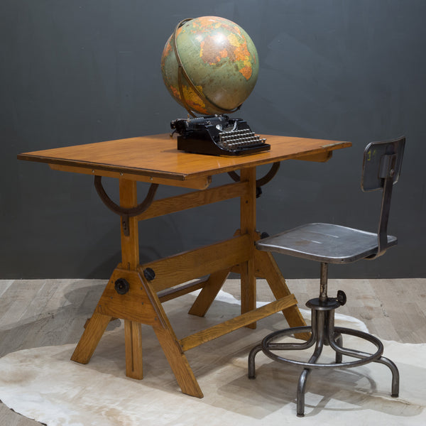 Adjustable Dining/Desk Drafting Table c.1950-1960