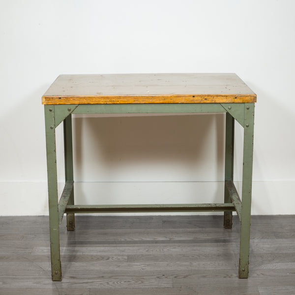 Early 20th c. Industrial Machinist's Work Table c.1940