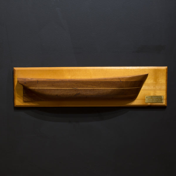 Hand Made Wooden Half Hull c.1940
