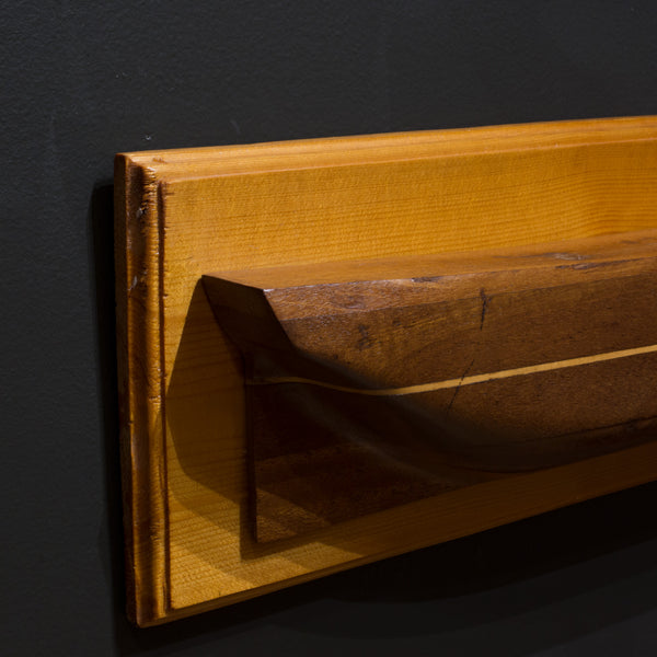 Hand Made Wooden Half Hull c.1940