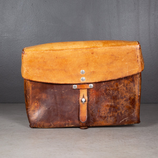 Vintage Swiss Leather Satchel c.1978