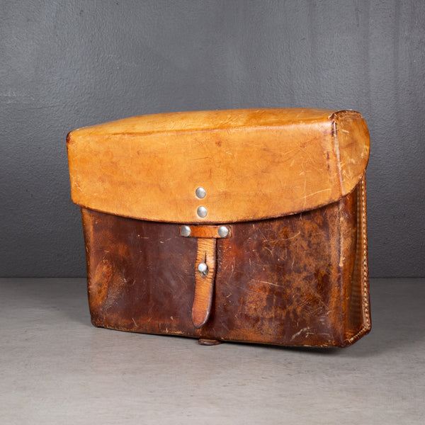 Vintage Swiss Leather Satchel c.1978