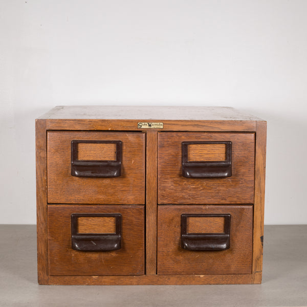 Mid-century Globe Wernicke Card Catalog c.1930