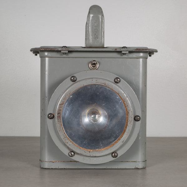 World War Era U.S. Navy Ship Lantern Light c.1940s