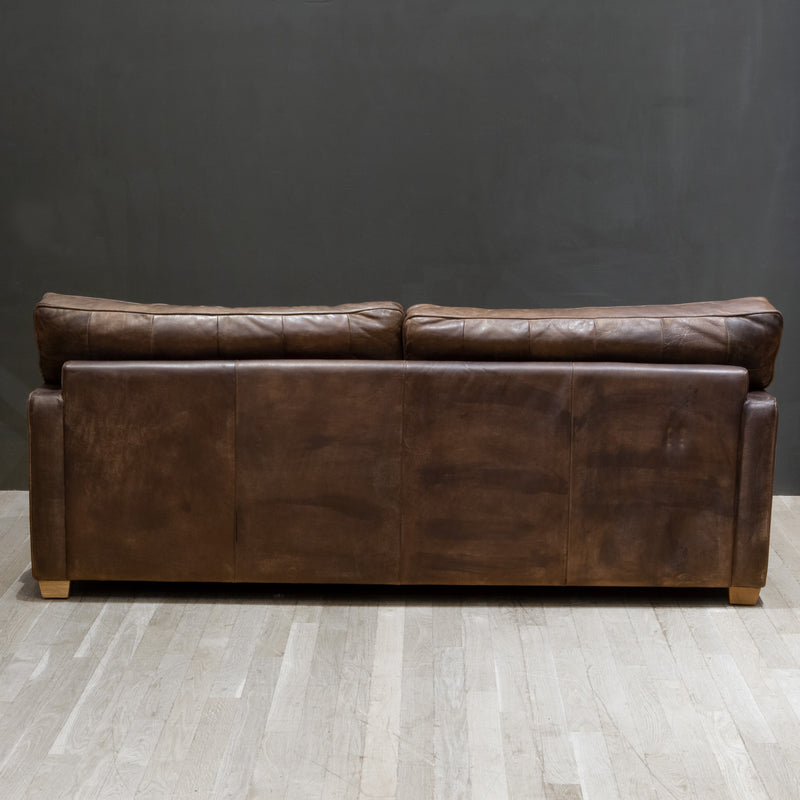 Timothy Oulton Viscount William Leather 3 Seater Sofa