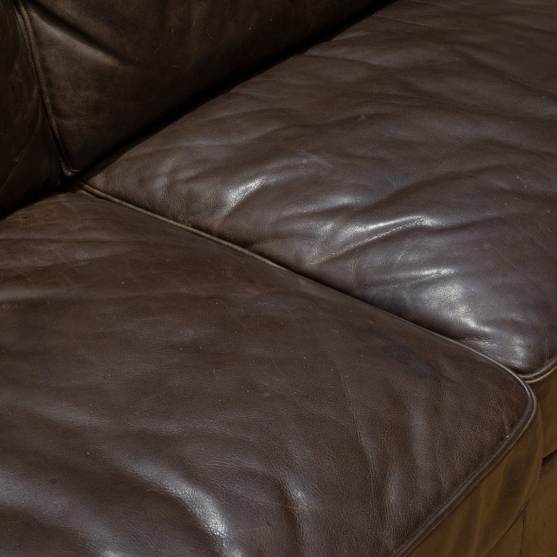 Timothy Oulton Viscount William Leather 3 Seater Sofa