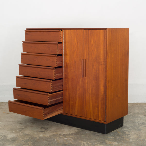 Westnofa Mahogany and Teak Gentleman's Chest c.1960