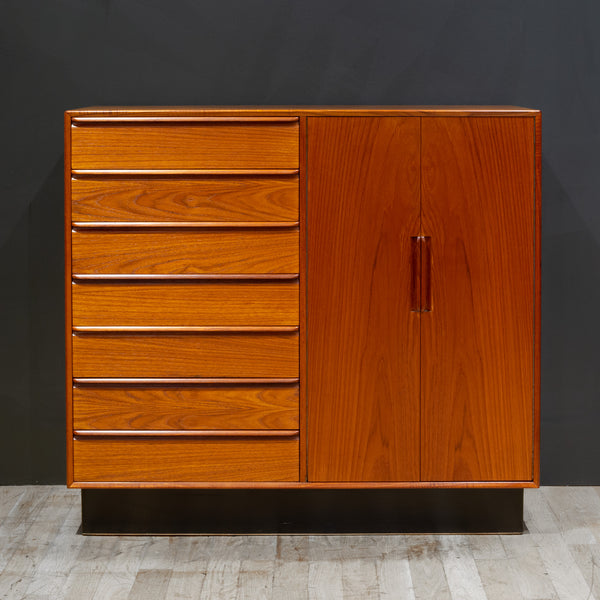 Mid-century Westnofa Mahogany and Teak Gentleman's Chest c.1960
