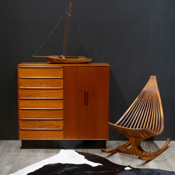 Mid-century Westnofa Mahogany and Teak Gentleman's Chest c.1960