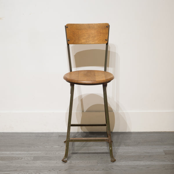 Industrial Standard Steel Co. Schoolhouse Stool c.1940