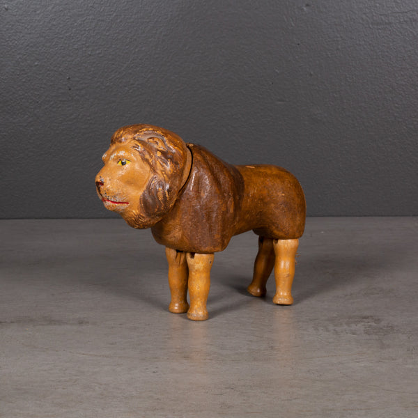 Antique Schoenhut "Humpty Dumpty Collection" Dark Lion Circus Toy c.1903-1935