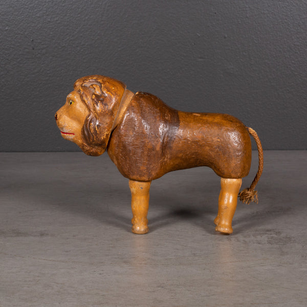 Antique Schoenhut "Humpty Dumpty Collection" Dark Lion Circus Toy c.1903-1935